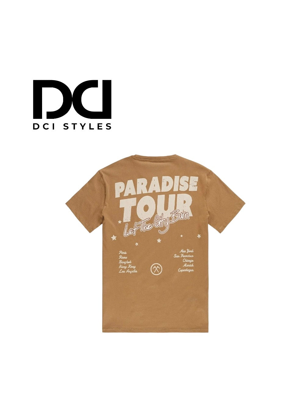 PARADISE TOUR T-SHIRT (MOCHA)