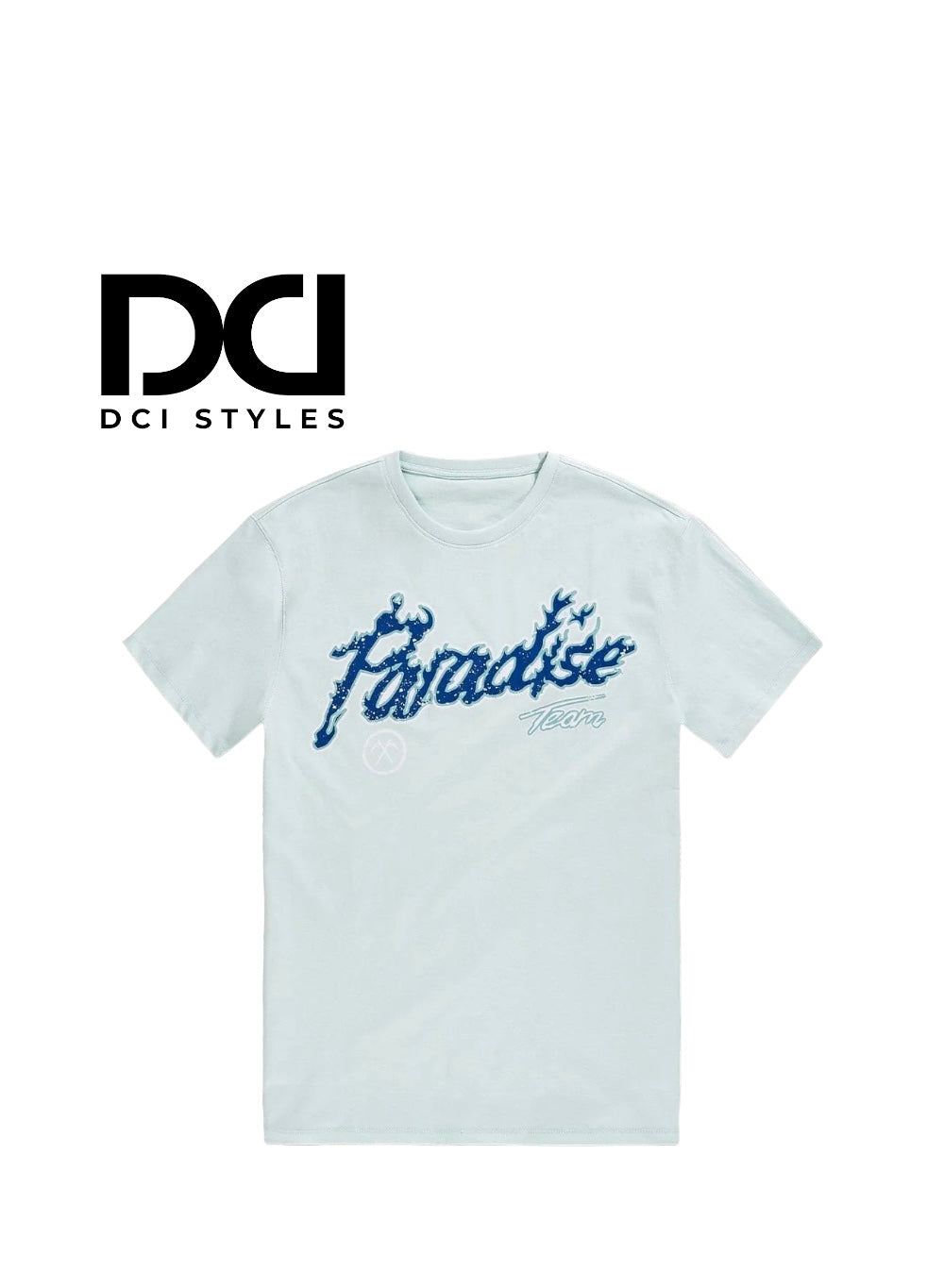 PARADISE TOUR T-SHIRT (POWDER BLUE)