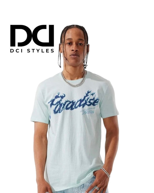 PARADISE TOUR T-SHIRT (POWDER BLUE)