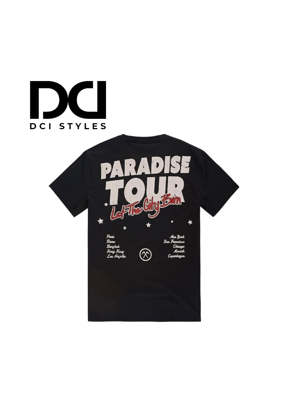 PARADISE TOUR T-SHIRT (BLACK)